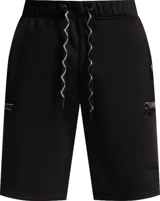 Men's Stitched Pockets Fleece Shorts