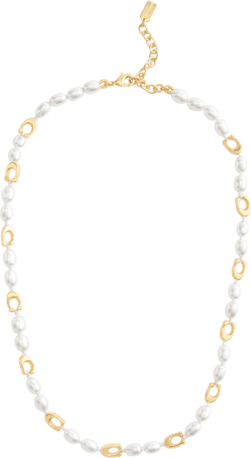 Faux Cultivated Pearl Signature Heritage Collar Necklace