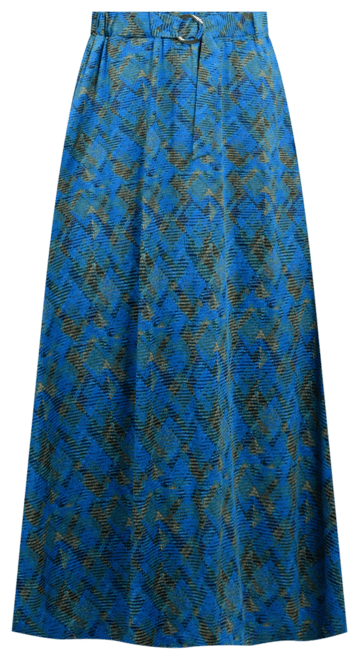 Petite Ring Midi-Length Skirt