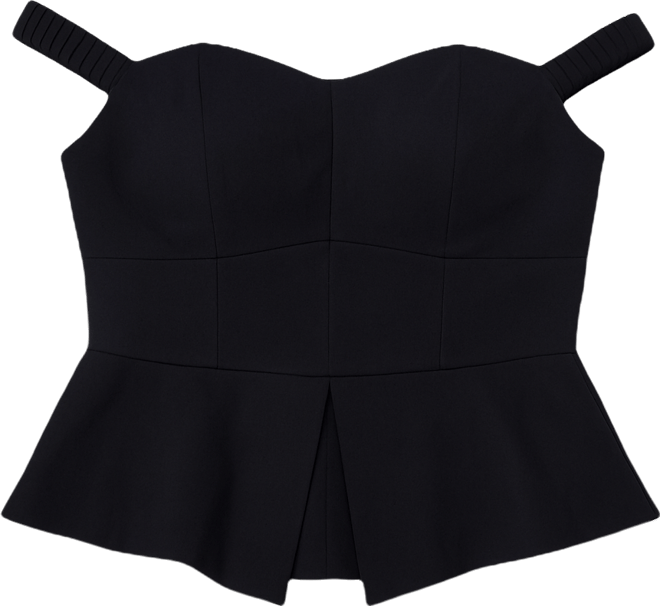 Women's Plus Size Off The Shoulder Peplum Top