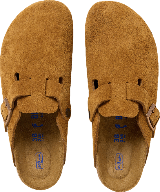 Unisex Birkenstock Suede Boston - Mink | Faherty Brand