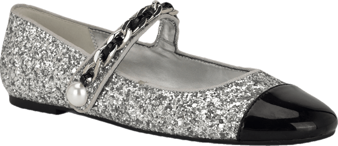 Women's Platy Embellished Mary Jane Ballet Flats