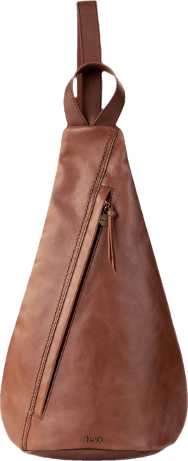 Women's Geo Sling Leather Backpack