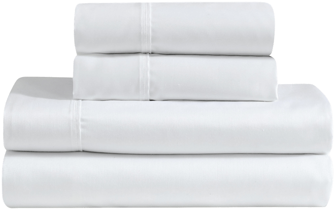 Rekoop Solid 400-Thread Count Sateen 4-Pc. Sheet Set, King