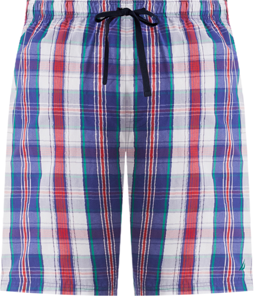 Men's Plaid Poplin 8" Sleep Shorts
