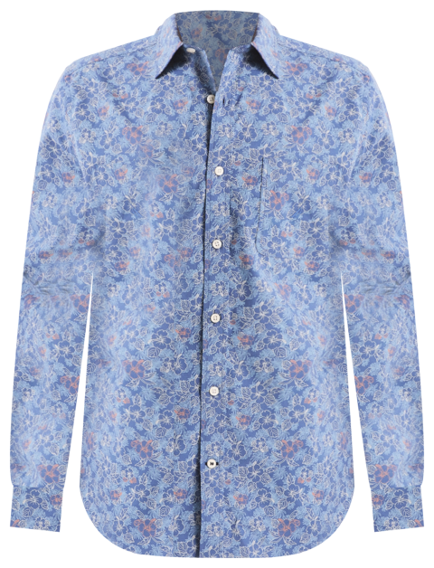 Men's Printed Floral Shirt