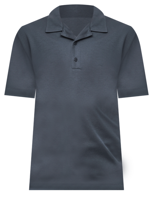 Men's Bowling Collar Lyocell Polo Shirt