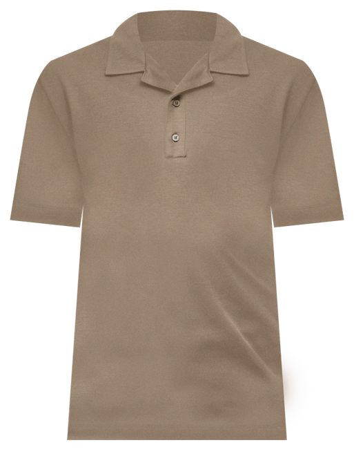 Men's Bowling Collar Lyocell Polo Shirt