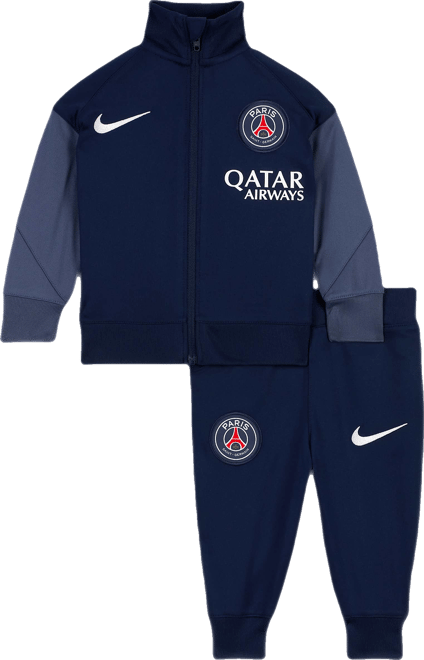 Paris Saint-Germain Strike Nike Dri-FIT-Fußball-Tracksuit aus Strickmaterial für Babys/Kleinkinder