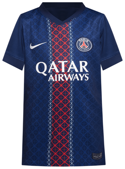 Paris Saint-Germain 2025/26 Stadium Home Nike Replika-Fußballtrikot mit Dri-FIT-Technologie (ältere Kinder)