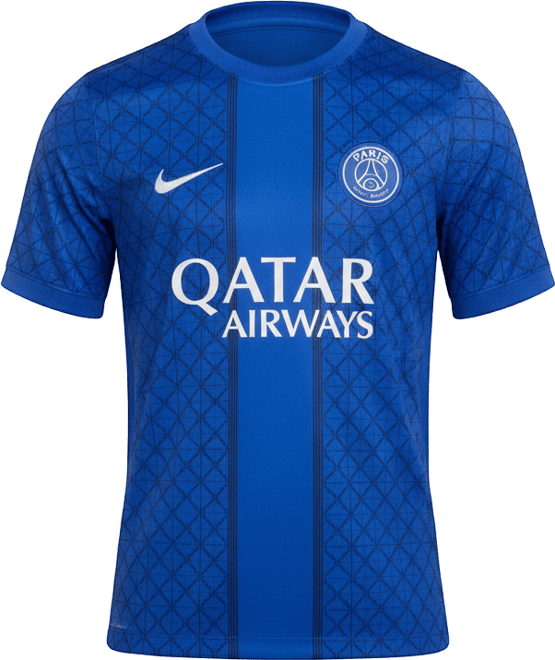 Paris Saint-Germain Academy Pro Home Playera de fútbol de manga corta Nike Dri-FIT para antes del partido para niños talla grande