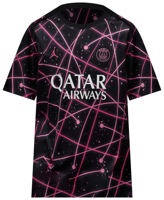 Paris Saint-Germain Academy Pro Playera de manga corta de fútbol Nike Dri-FIT para antes del partido para hombre