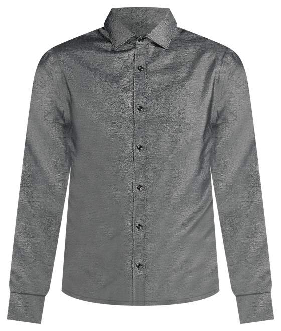 Egara Skinny Fit Solid Dress Shirt, Black | Men's Wearhouse