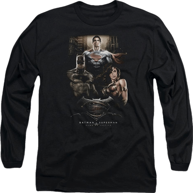 Men's The Three Long Sleeve Adult Tee / T-Shirt