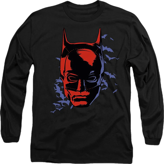 Men's The Shadowed Headshot Long Sleeve Adult Tee / T-Shirt