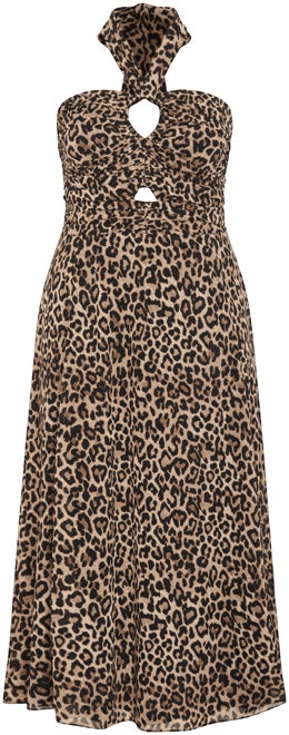Plus Size Everlee Animal Print Maxi Dress