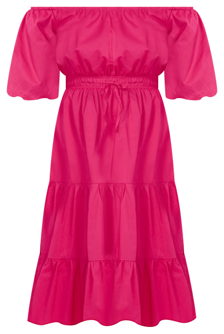 Women's Off-The-Shoulder Tiered Maxi Dress