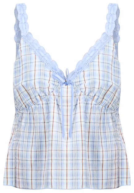 売れ筋商品|||マッデンガール カットソー トップス レディース Juniors' Plaid Ribbon Babydoll Tank Tawny Port Combo Madden Girl Juniors' Plaid Ribbon Babydoll Tank - Macy's