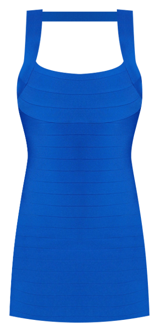 Women's Open Back Bandage Short Dress