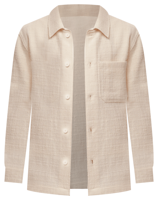 Men's Structured Cotton Overshirt