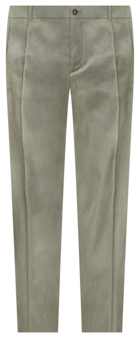 Men's Pleated Linen Pants
