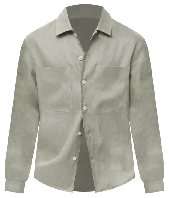 Men's Linen Lightweight Overshirt