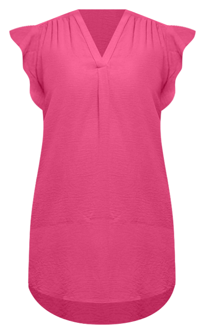 Women's V Neck Cap Sleeve Knee Length Pocket Dress