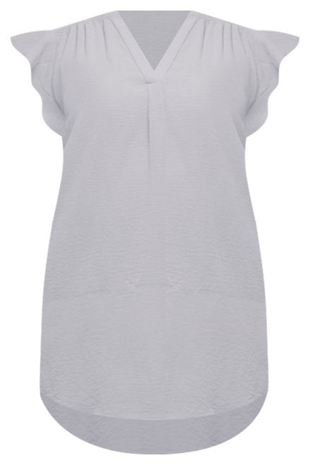 Plus Size V-Neck Cap Sleeve Knee Length Pocket Dress