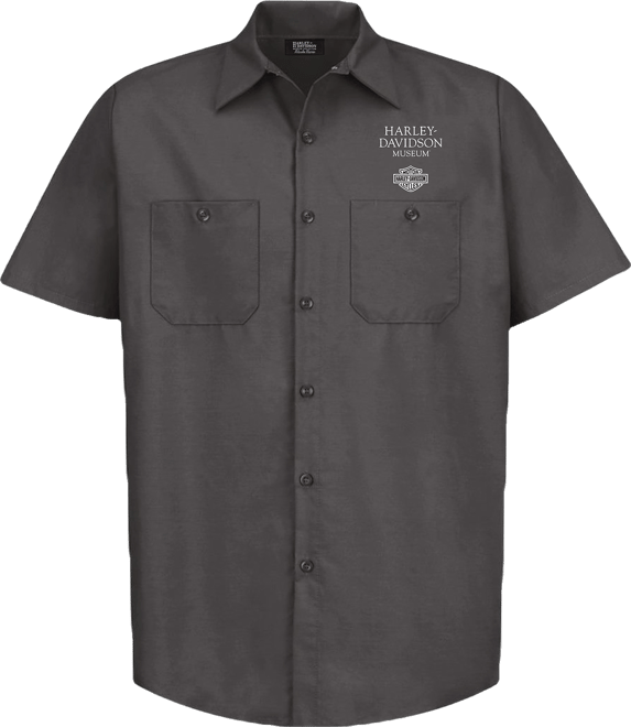 Willie G. Skull Woven Work Shirt
