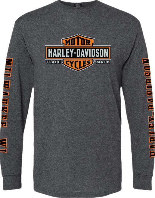 Trademark Bar & Shield Long Sleeve Tee
