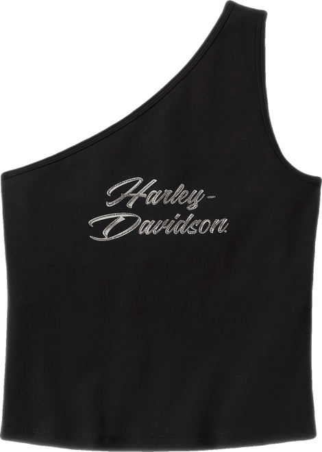 Women's Essential Bling One Shoulder Top