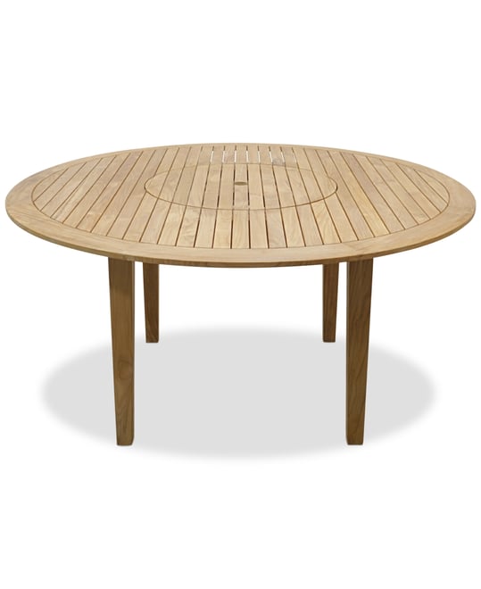 Bristol 59" Round Dining Table with Lazy Susan, created for Macy's