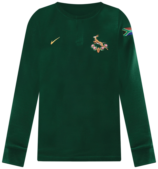 Springboks Nike Rugby Home Longsleeve-Trikot (Herren)
