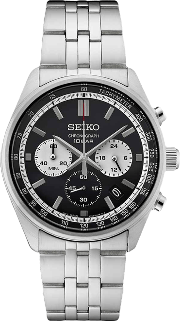 Men's Chronograph Essentials Stainless Steel Bracelet Watch 42mm