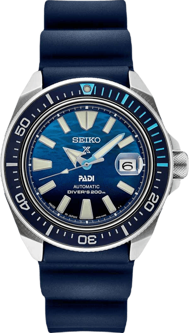 Men's Automatic Prospex Padi Special Edition Blue Silicone Strap Watch 45mm