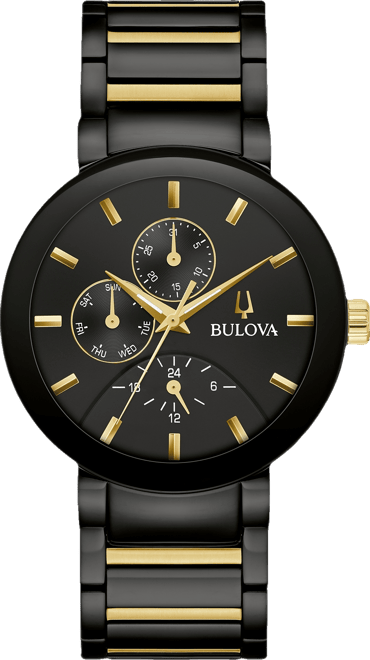 Men's Chronograph Modern Futuro Two-Tone Stainless Steel Bracelet Watch 40mm