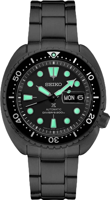 Men's Automatic Prospex Diver Black-Tone Stainless Steel Bracelet Watch 45mm