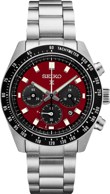 Men's Chronograph Solar Prospex Speedtimer Stainless Steel Bracelet Watch 41mm