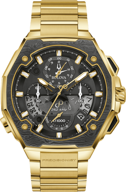 Bulova Precisionist ステンレススチール 時計 Bulova Men's Icon High Precision Quartz Chronograph Luxury