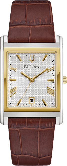 Men's Sutton Brown Leather Strap Watch 29mm