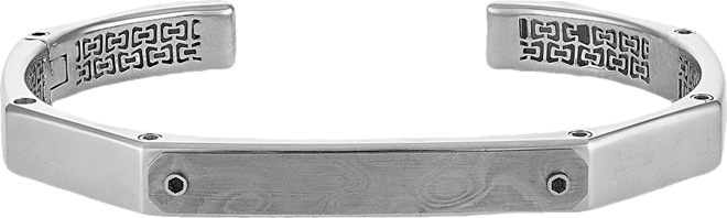 Marc Anthony Men's Id Plate Cuff Bangle Bracelet in Sterling Silver-Plate, BVB1160-wmmna