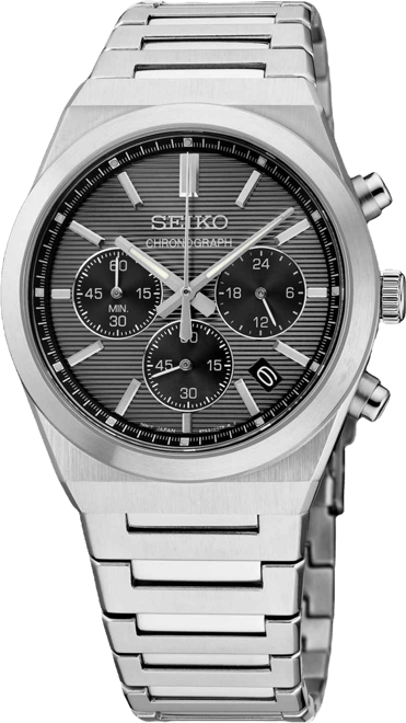 Men's Chronograph Essentials Stainless Steel Bracelet Watch 40mm