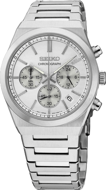 Men's Chronograph Essentials Stainless Steel Bracelet Watch 40mm