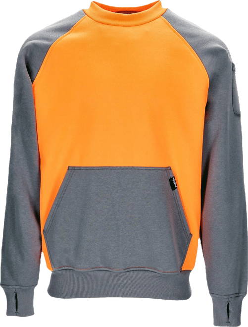 Men's Two-Tone HiVis Crewneck Sweatshirt