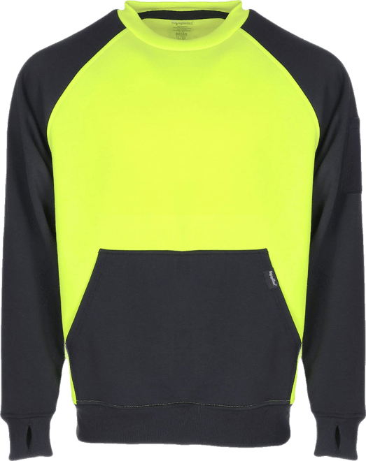Men's Two-Tone HiVis Crewneck Sweatshirt