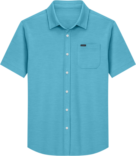 Men's Traveler Upf Traverse Solid Short Sleeve Shirt