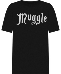 Mens Muggle Short Sleeve Adult Tee / T-Shirt