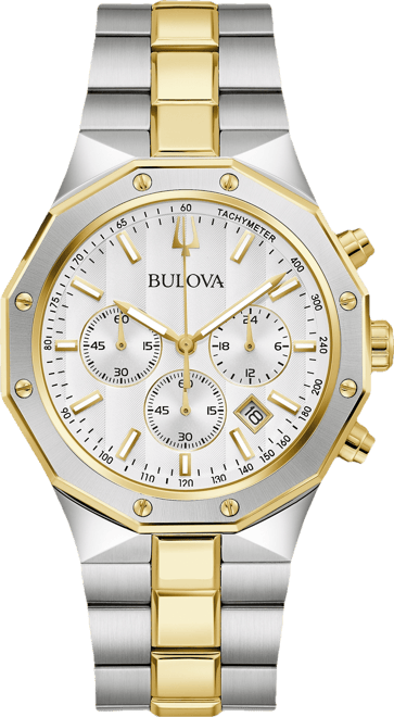 Men's Prestige Chronograph Two-Tone Stainless Steel Bracelet Watch 40mm