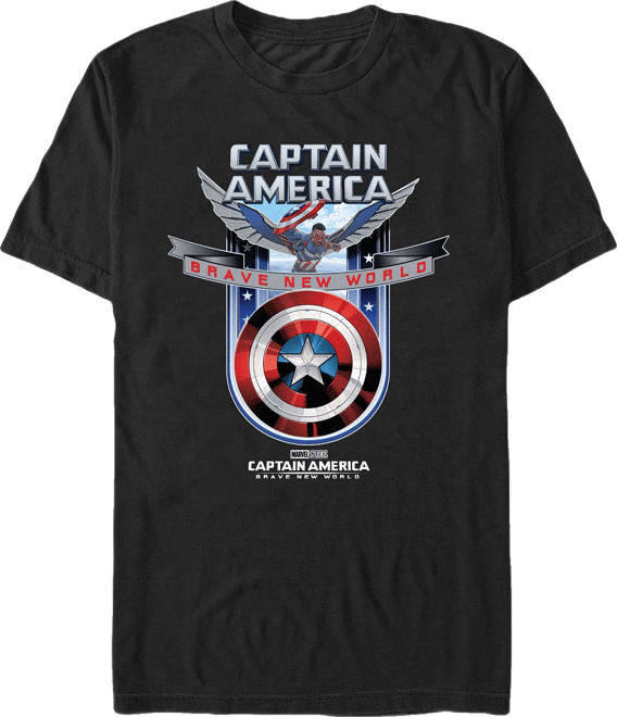 Men's Brave New World Shield Short Sleeve T-Shirt