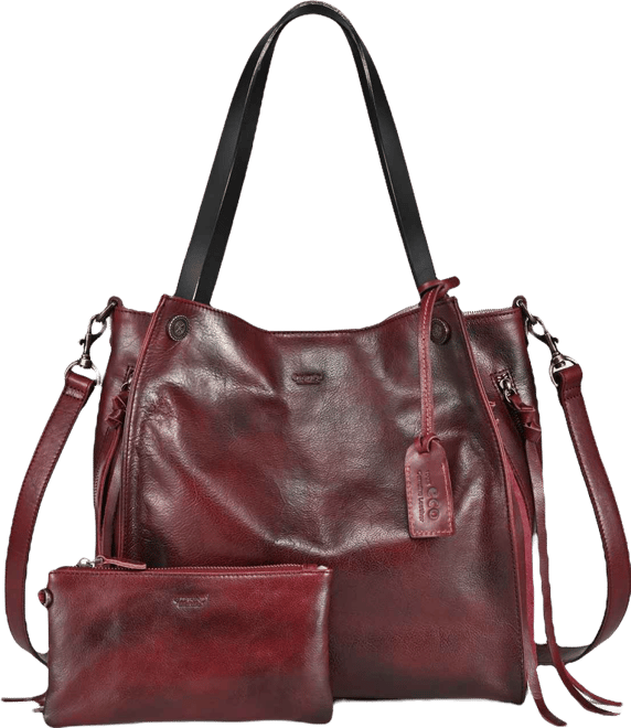 Women's Genuine Leather Daisy Tote Bag